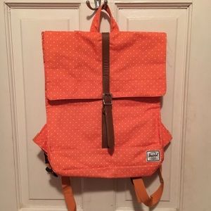 Herschel Orange Envelope Backpack